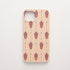 Funda de móvil Damasco Persa, diseño original de KARKASA, silicona rosa nude