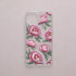 Funda móvil Nube de Peonías KARKASA en Crystal Shield transparente antigolpes con diseño floral de peonías rosas.