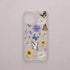 Funda móvil Pradera de Mariposas KARKASA en Crystal Shield transparente antigolpes con mariposas, margaritas y flores silvestres