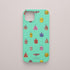 Funda KARKASA Silk Touch verde menta con patrón de escarabajos, polillas y libélulas coloridos con detalles tribales. Carcasa diseño boho nature.