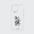 Funda KARKASA transparente antigolpes con ilustración estilo grabado de un pulpo o kraken llevando un casco de buzo antiguo (escafandra).