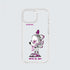 Funda transparente con ilustración de un pez estilo urbano con gafas de sol rosas, gorro morado y cadena de oro, diseño de Ramaz.
